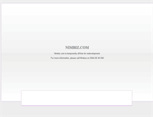 Tablet Screenshot of nimbiz.com